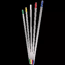 Manche  en alu blanc